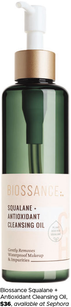 Biossance cleansing oil for skincare