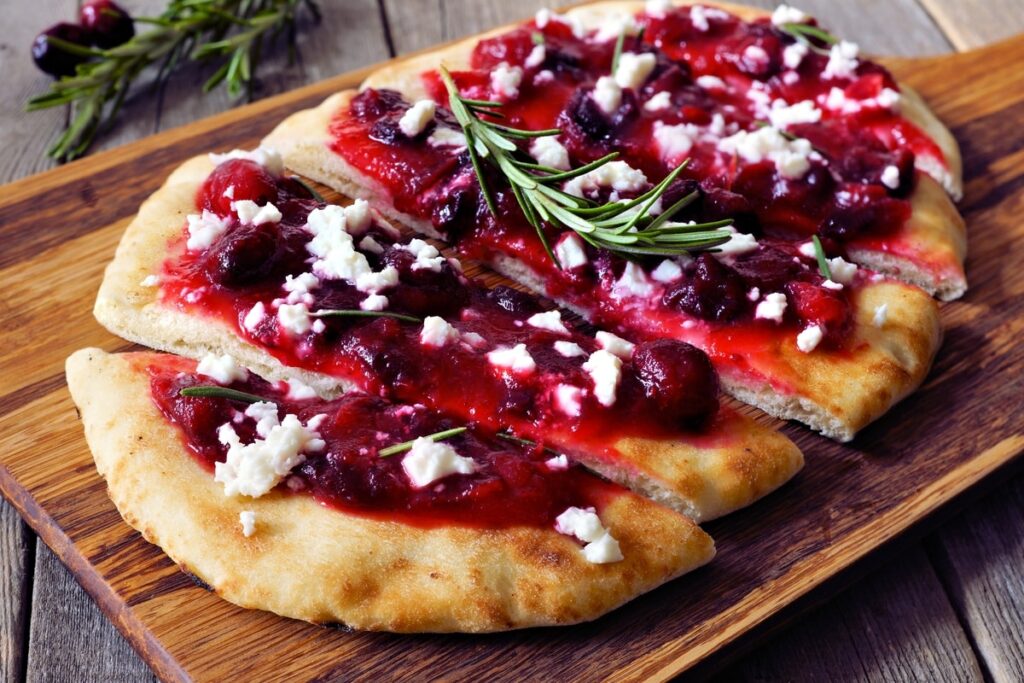 Cranberry And Goat Cheese Flatbread Recipe